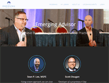 Tablet Screenshot of emerging-advisor.com